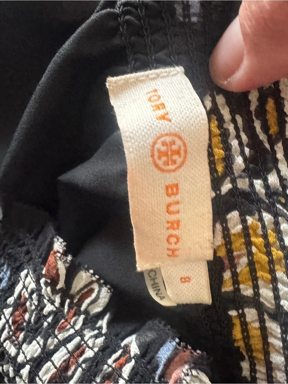 Tory Burch Indie Tiered 100% Silk Georgette Floral Maxi Dress 8